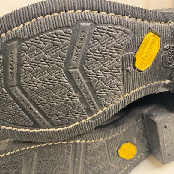 Mens Vintage Redwing Pecos 1116 Black Leather Cowboy Work Boots Pull On Size 7.5 - Picture 13 of 13